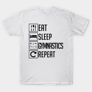 Eat Sleep Gymnastics Repeat MAG T-Shirt